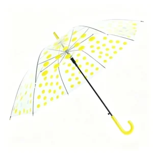 PVC Transparent clear Custom Sublimation Cute Little Cartoon Children’s Kids Automatic Umbrella