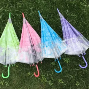 PVC Umbrella Plastic Advertising Gift Transparent Parasol