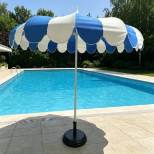 Pagoda Top Waterproof Outdoor Sun Umbrella for Courtyard Bistro Party