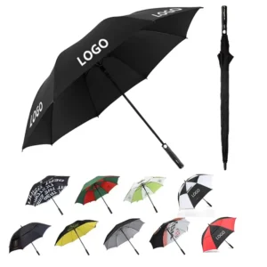 Paraguas De Lluvias Custom Parapluie Automatique Open Golf Umbrella Waterproof Windproof Anti Wind Structure for Business Gifts