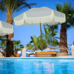 Parasol Beach Hotel Tassels Swimming Pool Umbrellas Outdoor Big Size Garden Boho Pool Umbrella