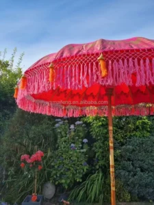 Parasol Sun Shade Wedding Swimming Pool Beach Folding Outdoor Garden Patio Umbrella with Base