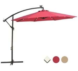 Patio Banana Cantilever Umbrella Outdoor Restaurant Umbrella