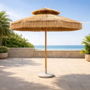 Patio Contemporary Extra Large Dome Parasol Extérieur Plus Parasol De Plage
