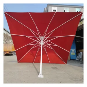 Patio Outdoor Market Parasols Big Garden Solar Umbrella Sunshade Luxury Large Beach Commercial Parasols Umbrellas with Led Light