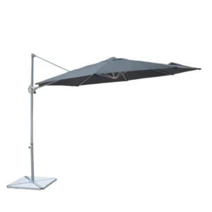 Patio Umbrella with Stainless Steel Pole, Waterproof Anti-UV Foldable Metal Frame