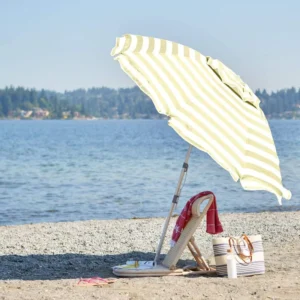 Personalized 7.5 Ft Printed Beach Umbrella For Outdoor Shade