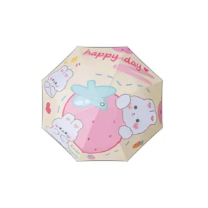 Personalized Cute Design Kids Umbrella Easy Carry Safe Children Umbrella Custom Printed for School and Events