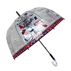 Personalized Safe Cartoon Kids Umbrella Windproof UV Protection Children Umbrella for School and Business Promotion