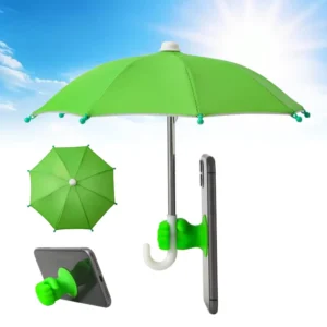 Phone Umbrella for Anti-Glare Phone Shade with Reflective Silver Coating Mini Cell Phone Sun Shield for Outdoor Beach Camping
