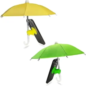 Phone Umbrella for Sun Cell Phone Umbrella Mini Pig Suction Cup Stand for Pool Beach Outdoor Blackout Anti Reflective Glare