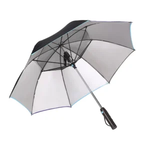 Plum Blossom Straight Umbrella with UV Protection and Shake Function