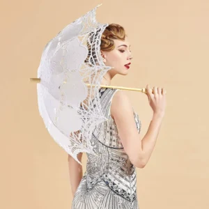 Poeticexist Romantic Embroidery Jadeshay Wedding Gift Vintage Photograph Beach Manual Wedding Ceremony Battenburg Lace Parasols