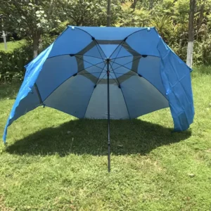 Polyester Fishing Rain Tent Umbrella with UV and Wind Protection