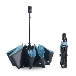 Popular Fashional Auto Open and Close 3 Folding Women Rain Umbrella for Sale