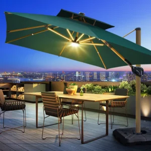 Popular Outdoor Parasol Patio Umbrella Factory Price Garden Umbrella Parasol Double Top Beach Umbrella Heavy Duty