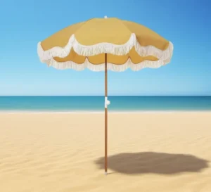 Popular Traditional Aluminum Solar Sunshade Summer Beach Umbrella for Outdoor Furniture Garden Patio Waterproof Hotel & Gym Use