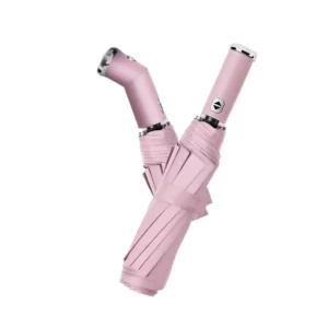 Portable Automatic LED Lamp Umbrella Windproof & Storm-Folding Travel Gear Anti-UV & Waterproof Rain Cover Classic Design