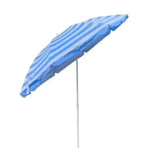 Portable Beach Umbrella for Sand, Heavy-Duty Wind, Waterproof, UV Protection