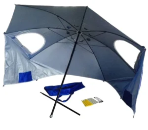 Portable Double-Layer 3 or 4 Person Automatic Beach Umbrella Tent