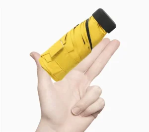 Portable Folded Ultralow light 5 Folding Umbrella Mini Umbrella Outdoor Umbrella