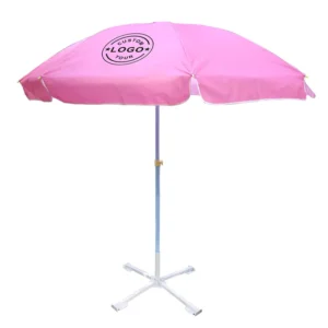 Portable Outdoor Beach Parasol Polyester