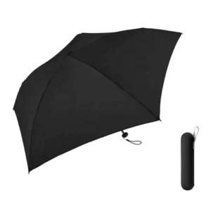 Portable Paraguas Super Light Weight Rain EVA case Sombrillas De Playa Mini Three Folding Umbrella