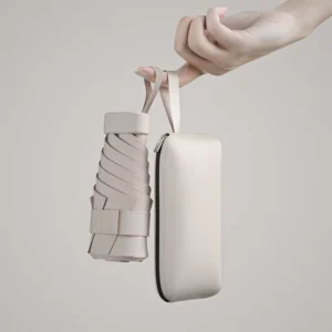 Portable Pocket Travel Umbrella with Carrying Bag, Sun and Rain Protection