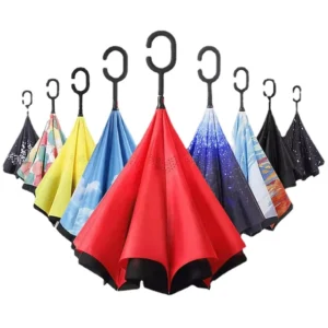 Portable Reverse Umbrella Promotion Daily Usage Auto Umbrellas Outdoor Umbrella