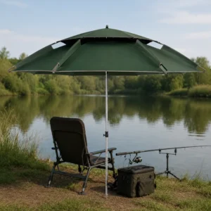 Portable Small Fishing Umbrella Adjustable UV Protection Outdoor Sunshade for Camping and Beach