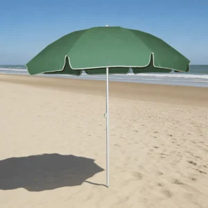Portable UPF50+ Aluminum Wood Base Square 3.25ft Beach Umbrella for Courtyard