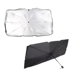 Portable UV-Resistant Foldable Car Windshield Sunshade Umbrella