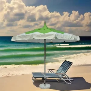 Portable Waterproof Eco-Friendly Beach Umbrella, Customizable Logo and Graphic Design