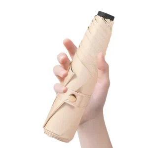 Portable White Outdoor Umbrella