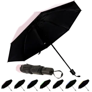 Portable Windproof Automatic 3-Fold Outdoor Garden Sunshade Umbrella for Restaurant