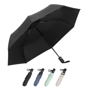 Portable Windproof Travel Umbrella with Strong Compact Automatic Folding Design