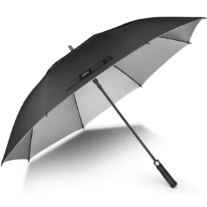 Preferred Golf Umbrella Oversized Large Canopy Silver Coating UV Protection Windproof Sun Rain Export Supply Points