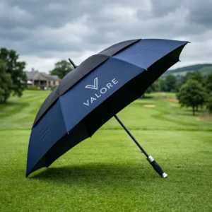 Premium Luxury Double Layer Big Strong Windproof Large Semi Automatic Custom Logo for Golf Branded Accessories Golf Umbrella