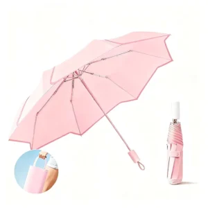Premium Manual Three-Fold Umbrella UV Protection Sun Rain Flower Umbrella With Logo Custom
