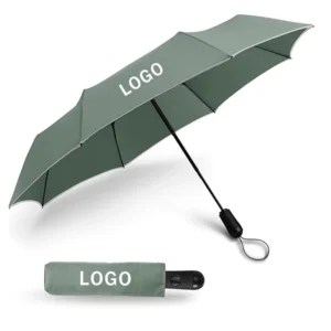 Premium Modern 3-Fold Small Compact Mini Travel Umbrella Portable Auto Open Close UV Resistant