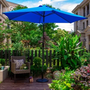 Premium Modern Design Tilt Crank Outdoor Patio Umbrella for Beach Hotel Courtyard Park 3m Radius