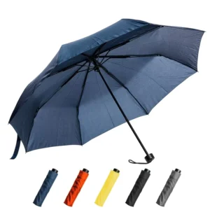 Price Manual Open 3 Folding Umbrella Pure Color Mini Umbrella