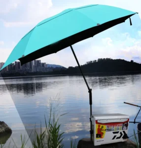 Professional Manufacturer Oem&Odm Vented Outdoor Sun Protection Windproof Double Layer Fishing Umbrella With Coating