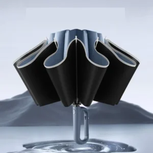 Professional Supply Clasp Umbrella Automatic Lock Umbrella Triple Fold Sunshade Umbrella