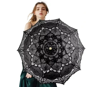 Professional personalised lace umbrella for women for promotional wedding party supplies