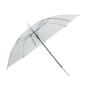 Promotion Multicolor Custom logo PVC clear Umbrella Price Semi Automatic Transparent Straight Umbrella clear