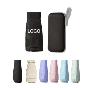 Promotion Portable Outdoor Mini Lightweight Umbrella Sun Protection Uv Protection Mini 6k 6 Folding Sun Umbrella