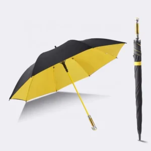 Promotion Private Label Windproof Golf Sun Protection Rain Umbrellas Businessman Long Handle Straight Rod Large Umbrella