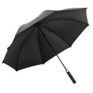 Promotional 27 Inch Fiberglass Golf Umbrella High Quality Strong Windproof Business Straight Umbrella with Logo Print
