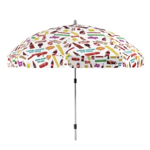 Promotional Custom Fashion Design Outdoor Sun Beach Umbrella
